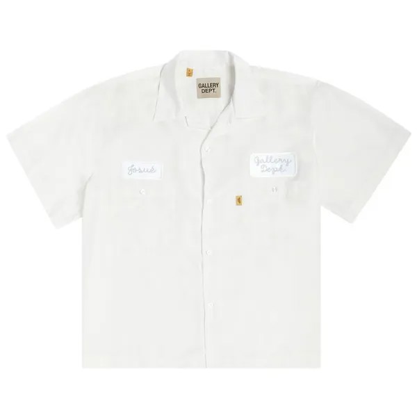 Рубашка Gallery Dept. Alex Mechanic Shirt 'Antique White', белый