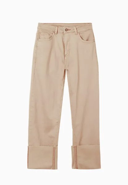 Джинсы прямого кроя CULOTTE Calzedonia, крапчатый светло-коричневый