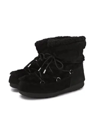 Замшевые сапоги Yves Salomon x Moon Boot Yves Salomon