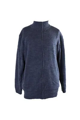 Всепогодный кардиган Indigo Heather с винтажной подкладкой и застежкой-молнией 3XL