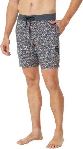 Шорты для плавания Saturdazed 17,5 дюймов VISSLA, цвет Phantom