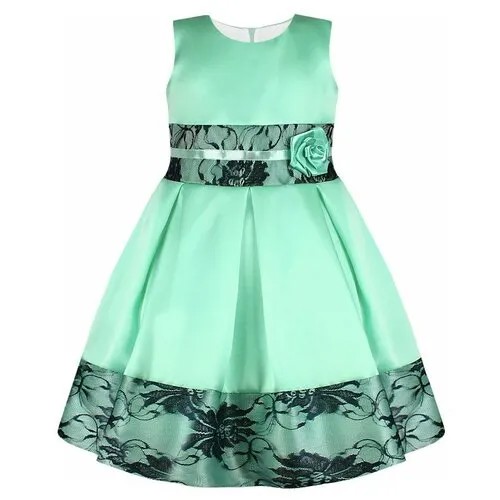 Платье радуга дети, размер 30/116, зеленый