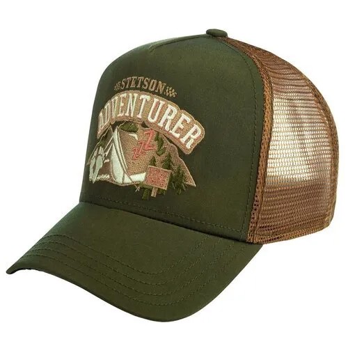 Бейсболка STETSON, размер OneSize, зеленый