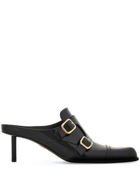Ferragamo мюли-монки Double 55, черный