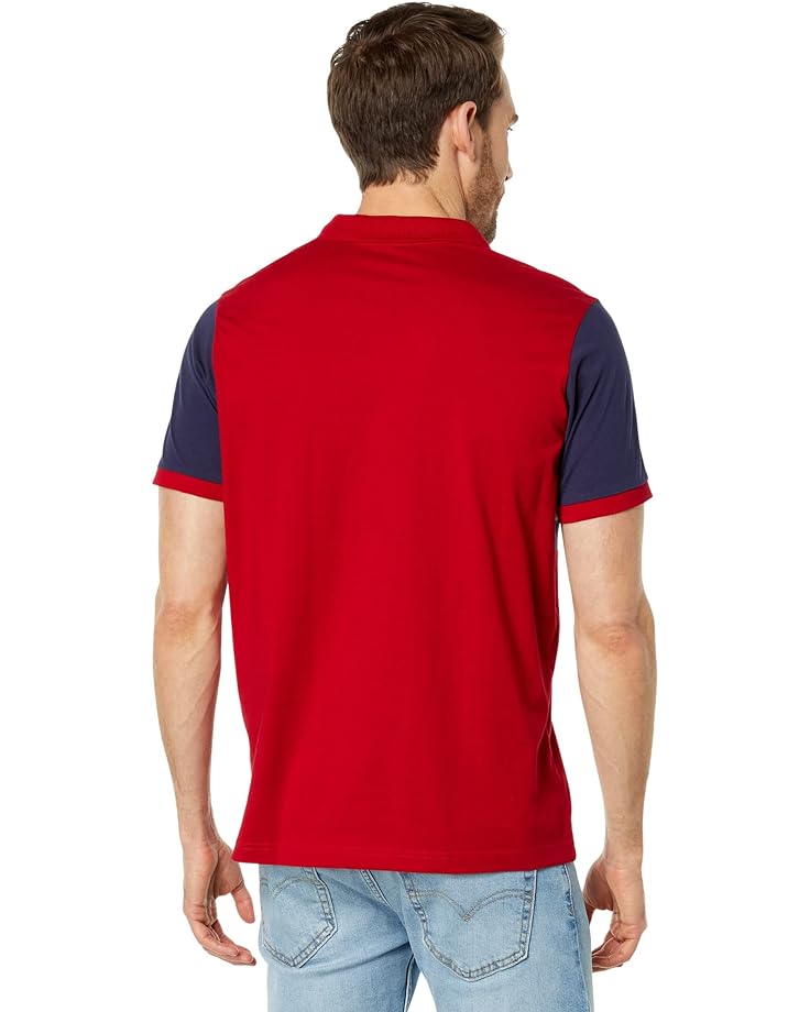 Рубашка U.S. POLO ASSN. Jersey Three-Color Color-Block Knit Shirt, цвет Classic Navy