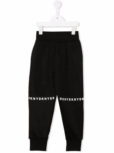 Dkny Kids спортивные брюки с логотипом