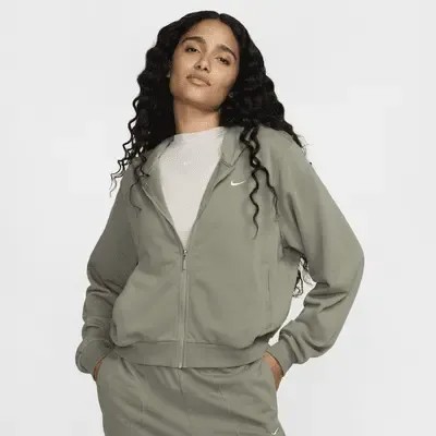 Худи Nike Sportswear Chill Terry, цвет Light Army/Sail
