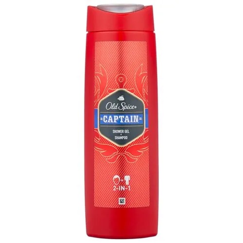 Гель для душа и шампунь Old Spice Captain, 400 мл