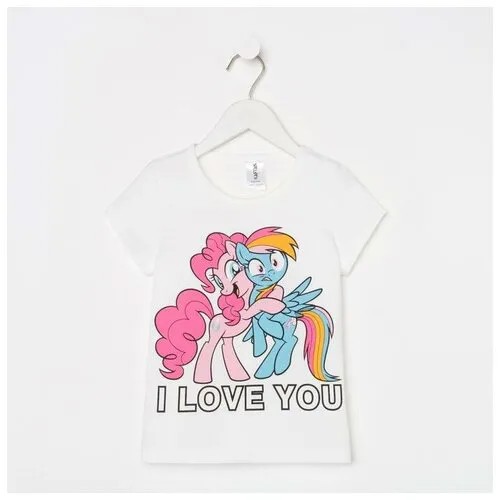Футболка Kaftan, размер 86/92, I love you