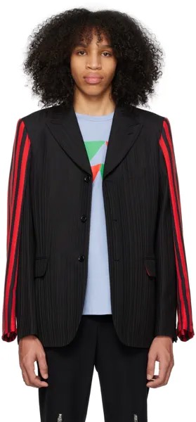 Черно-красный пиджак в полоску Comme des Garçons Homme Plus