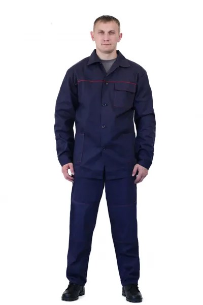 Костюм рабочий мужской Ursus КОС104-001 темно-синий 48-50 RU, 170-176 см