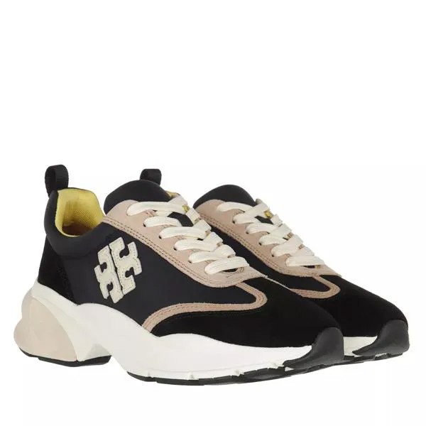 Кроссовки good luck trainer black Tory Burch, черный
