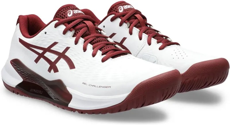Кроссовки GEL-Challenger 14 Tennis Shoe ASICS, цвет White/Antique Red