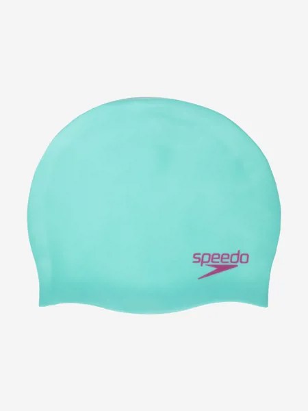 Шапочка для плавания детская Speedo Plain Moud, Голубой