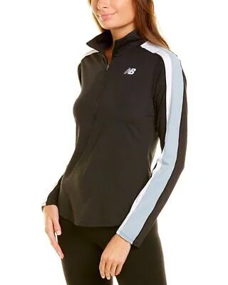 Женский пуловер New Balance Accelerate, черный, M