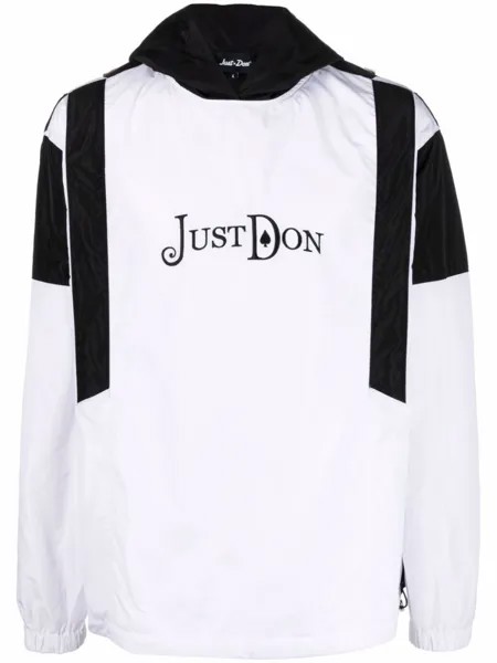 Худи с вышитым логотипом Just Don, белый