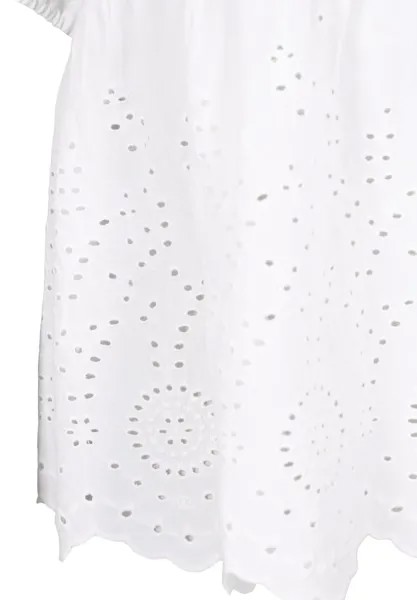 Блуза With Embroidery Anglaise Zizzi, ярко-белая