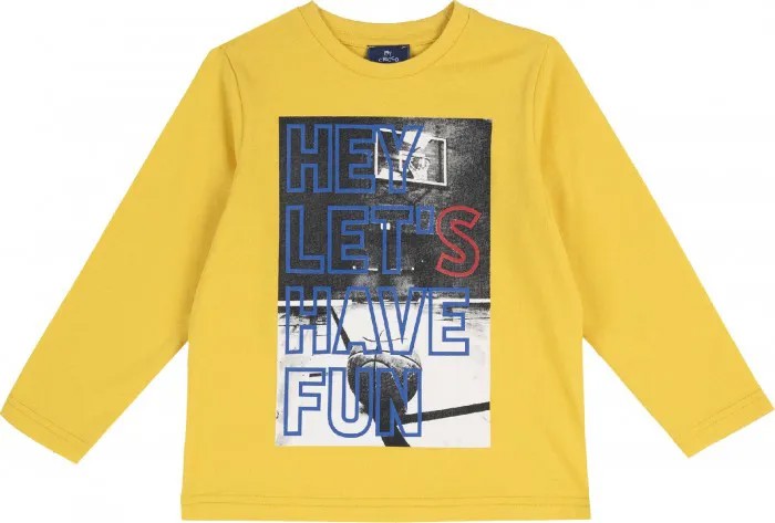 Chicco Лонгслив для мальчиков Hey Let's Have Fun