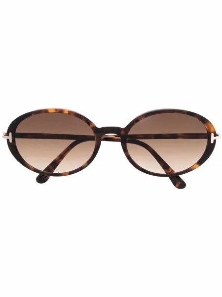 TOM FORD Eyewear солнцезащитные очки в круглой оправе