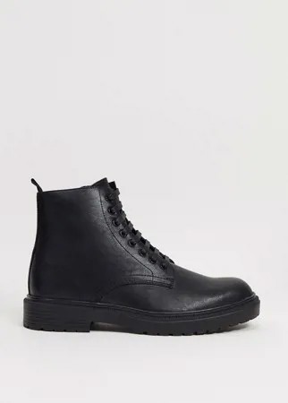 Черные ботинки Topman-Черный