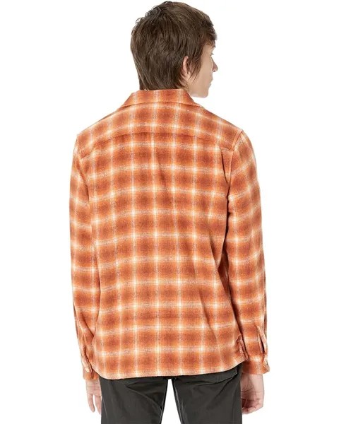 Рубашка AllSaints Jacinto Long Sleeve Shirt, цвет Scorched Orange