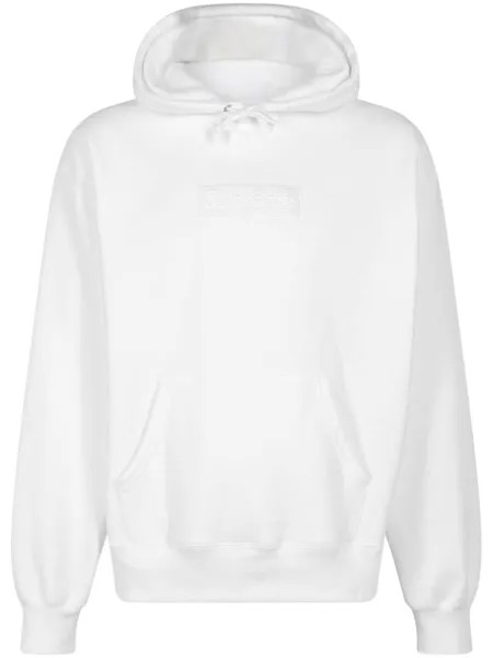 Худи Box Logo FW 23 - White Supreme, белый