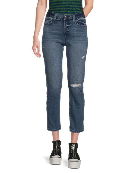 Укороченные прямые джинсы со средней посадкой Joe'S Jeans, цвет Janet Blue