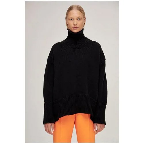 Свитер STUDIO 29 с горловиной (Черный), One Size