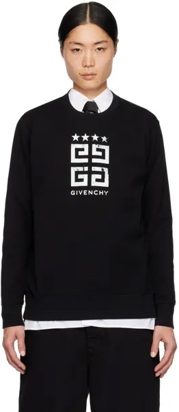 Черный свитшот со звездами 4G Givenchy