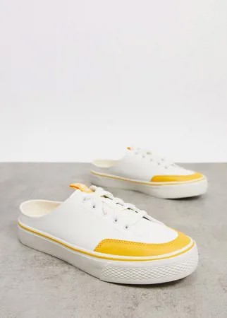 Желтые кроссовки-слипоны Fila-Желтый