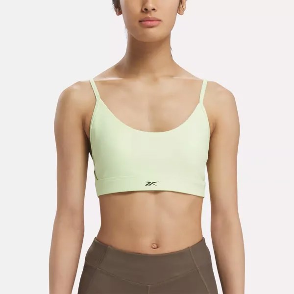 Спортивный бюстгальтер Lux с бретелями Reebok, цвет Citrus Glow