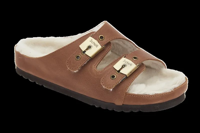 Женские сланцы SCHOLL (KIM F303151175), коньячные