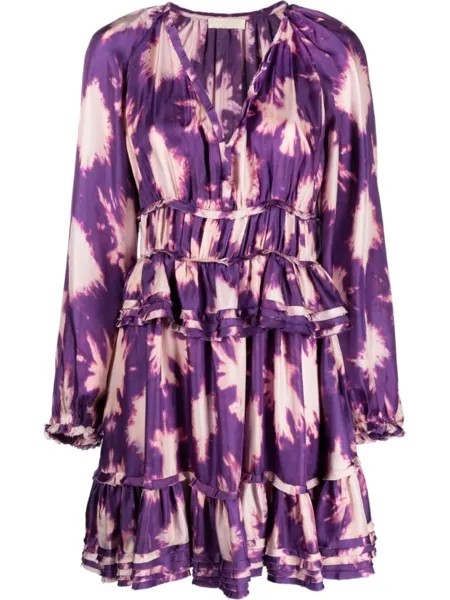 Ulla Johnson платье мини Emery, фиолетовый
