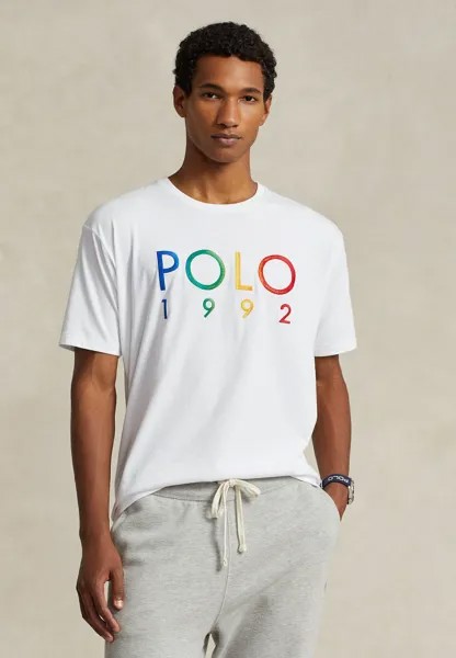 Футболка с принтом SHORT SLEEVE Polo Ralph Lauren, цвет white