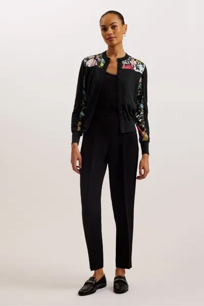 Кардиган iileena с тканой отделкой Ted Baker, черный