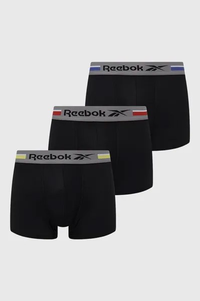 Боксеры (3 пары) Reebok, серый