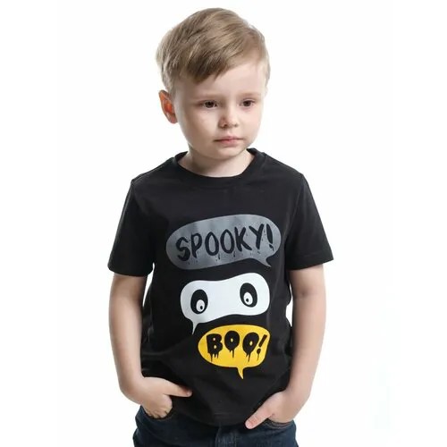 Футболка Mini Maxi, размер 116, черный