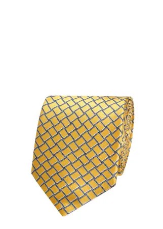 Шелковый галстук с объемным принтом