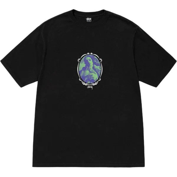 Футболка Venus Oval Pigment Dyed Stussy, цвет Coral