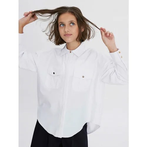 Рубашка Noble People, размер 128, белый