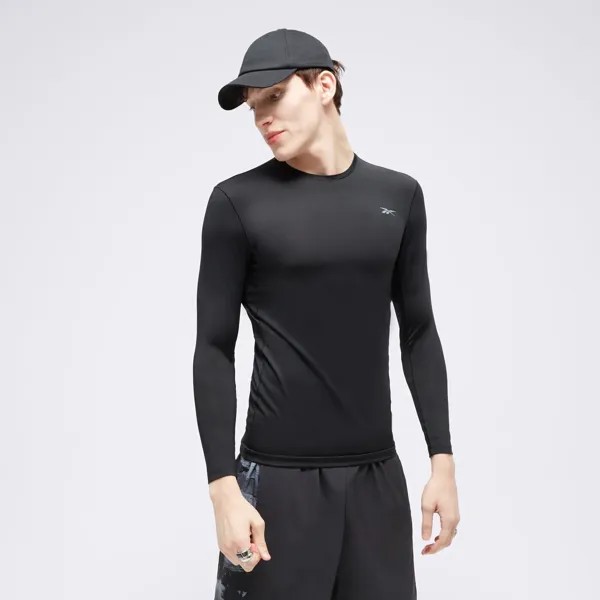 Футболка Reebok с длинным рукавом, черный
