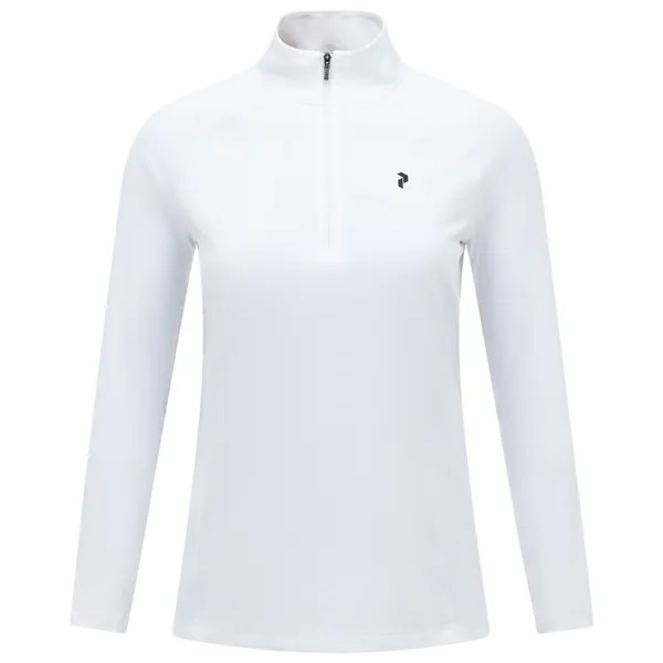 Лонгслив Peak Performance Women's Half Zip Baselayer, белый