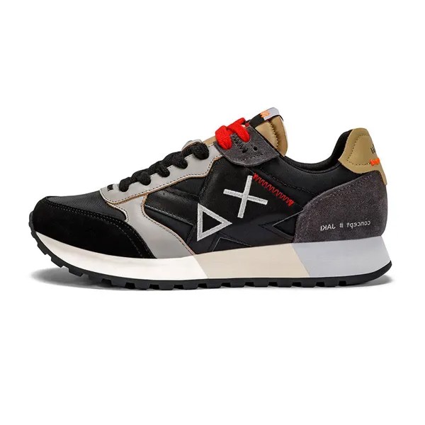 Кроссовки SUN68 Lifestyle Shoes Men Low-top Black, черный