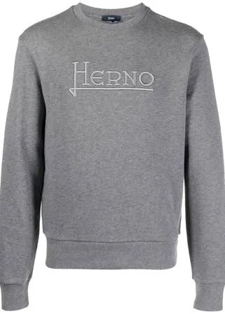 Herno толстовка с вышитым логотипом