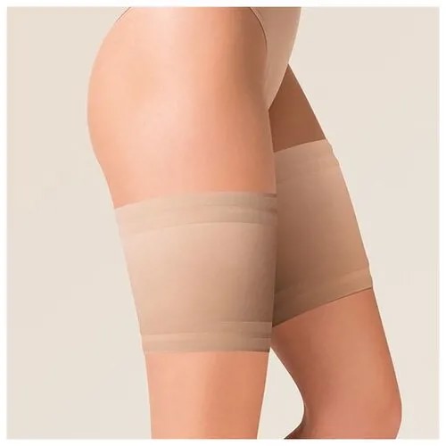 Бандалетки Gabriella Satin Thigh Band, 50 den, размер 7/7-8, бежевый