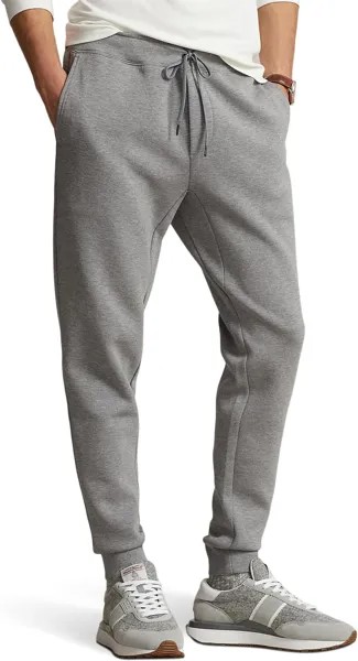 Брюки-джоггеры двойной вязки Polo Ralph Lauren, цвет Steel Heather