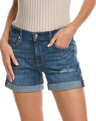 Свободные женские короткие шорты Xcm средней длины 7 For All Mankind