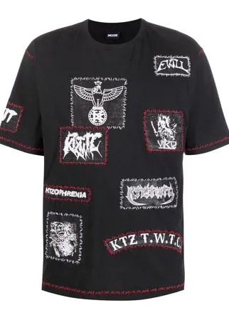 KTZ футболка с нашивками