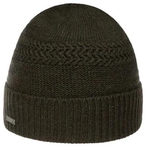 Шапка вязаная SEEBERGER 18298-0 TURN-UP BEANIE, размер ONE