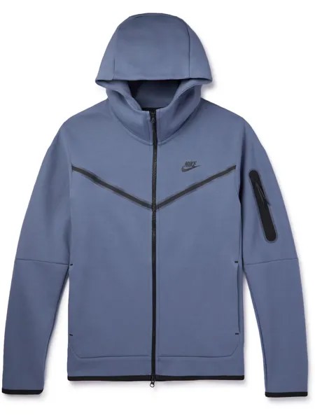 Худи Nike Tech Fleece Windrunner рассеянного сине-серого цвета CU4489-491 3XL-TALL 3XLT